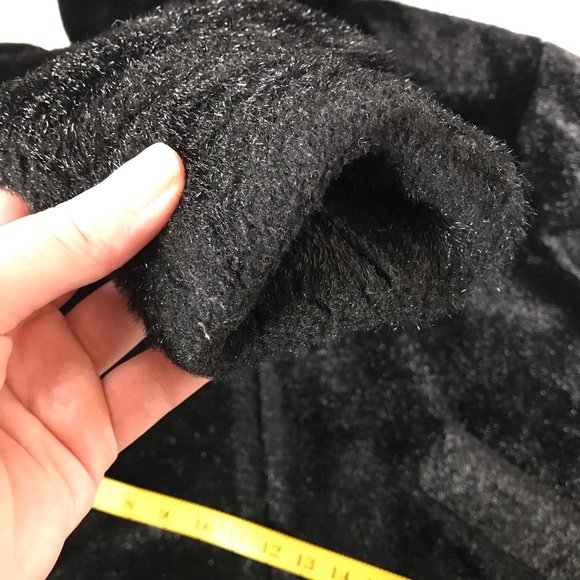 Vintage Charles Klein Black Faux Fur Hooded Jacket - Picture 12 of 15